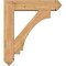 Ekena Millwork Imperial Arts and Crafts Smooth Bracket w/ Offset Brace, Western Red Cedar, 7 1/2"W x 32"D x 36"H BKT0806X32X36IMP03SWR - alternate 2